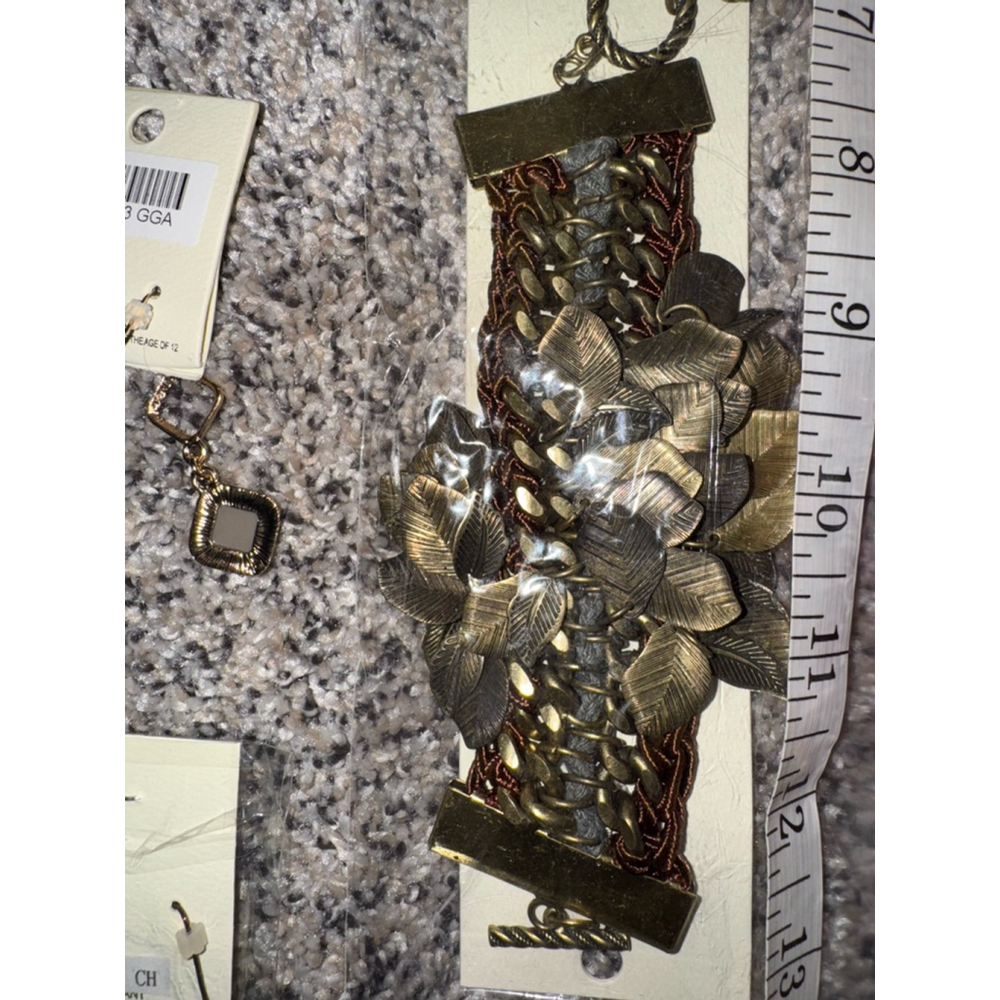 Huge 10 piece bundle of Women's MIA and Carisma Jewelry Gold and Brown​ - Picture 10 of 16